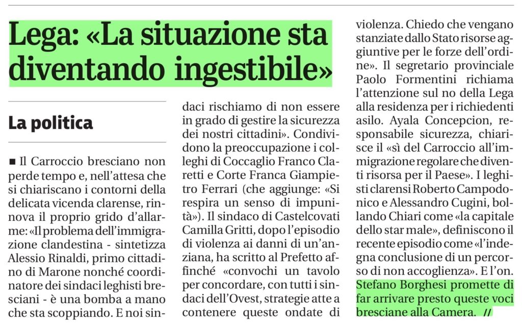 Giornale di Brescia Chiari